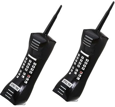 KICHOUSE Aufblasbares 80 Stück Jahre Retro Handy Spielzeug Aus PVC 2 Stück Kinder Spielzeug Requisite Partyzubehör Für Bühnen Und Rollenspiele