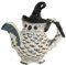 Exquisite Handbemalte Tiermotiv-Teekanne: Genuss in Stil (Schneeeule)