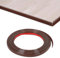 U-Form Selbstklebend,5M PVC Weichsockelleiste Holzmaserung Möbelkantenband Faltbarer Kantenschutz für Schrankkanten, Abschlussleiste, Arbeitsplatten (Walnuss, 12mm * 5m)