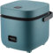 Slow Cooker with Hinged Lid for 1-2 People | Programmable Digital Display | Keep Warm Function | 1.2L Capacity Electric Crock Pot