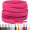 Miscly Lacci Piatti per Scarpe Sportive, Disponibili in Varie Lunghezze e Colori (Rosa Fluo, 114 cm)