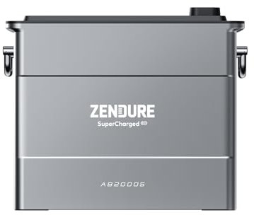 Zendure SolarFlow AB2000S, Batterie LiFePo4 1920 Wh, capacité Extensible 7680 Wh, IP65, Fonction Auto-Chauffante, Système d'extinction d'incendie par Aérosol