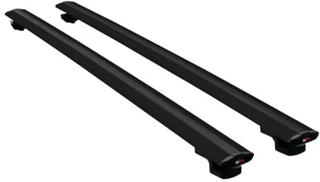 acpar Kompatibel mit Dacia Duster 3 (P1310) 2024-2025 Basic Model Relingträger Dachträger Auto Gepäckträger Schwarz Aluminium 2 Stangen