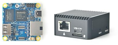 NanoPi Zero2 Mini Router per computer Fast GbE, 1GB/2GB LPDDR4X RAM Mali-450 GPU, 4K H265/H264, Gigabit Ethernet, dispositivo IoT Smart Gateway (1GB LPDDR4 RAM, None eMMC, None M.2 WiFi Module)