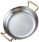 MVXBICIA Paellera española de acero inoxidable – Sartén antiadherente para hogares o restaurantes (plata, 20 cm)