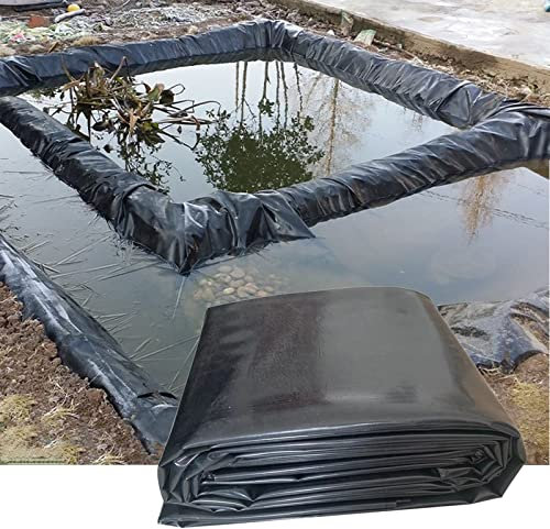 EPDM 3 x 3 m 8 x 10 m 10 x 10 m Teichfolie wasserdichte Membran für Koiteiche, Springbrunnen, Garten, Fischteiche, Bachläufe, 15,7 mm, undurchlässige Fischteichfolie, Größe: 1 x 8 m