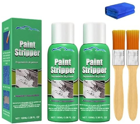 Sverniciatore efficiente, ad alta efficienza, per superfici metalliche, sverniciatore per auto, striscia di vernice, sverniciatore (2 pezzi)