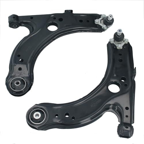 GEPCO 2x Querlenker Vorne Unten L+R Kompatibel mit Audi A3 8L VW Golf IV 1J New Beetle 1J0407151C Skoda Octavia Seat Leon Toledo