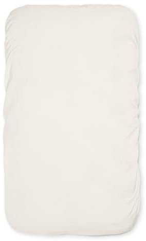 Moonboon Spannbettlaken - Natur - 50 x 90 cm - Weich, Atmungsaktiv & Langlebig - Perfekte Passform für Babyhängematten- & Wiegenmatratzen