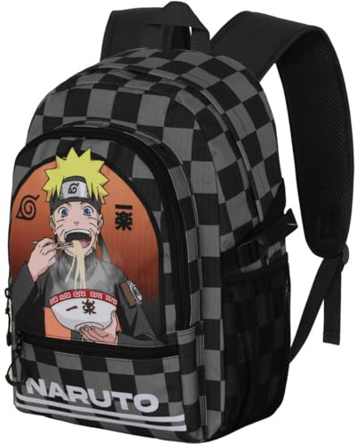 Naruto Ichiraku-FAN Fight Rucksack 2.2, Schwarz, 31 x 44 cm, Kapazität 24 L