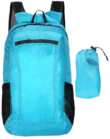 Xvilmaun Wanderschack, Rucksack im Fitnessstudio, Wasserdichtes Camping -Rucksack, 20L Leichtes Laufverbrauch, Mehrzweck -Outdoor -Zubehör für Motorrad, Picknick, Fischen
