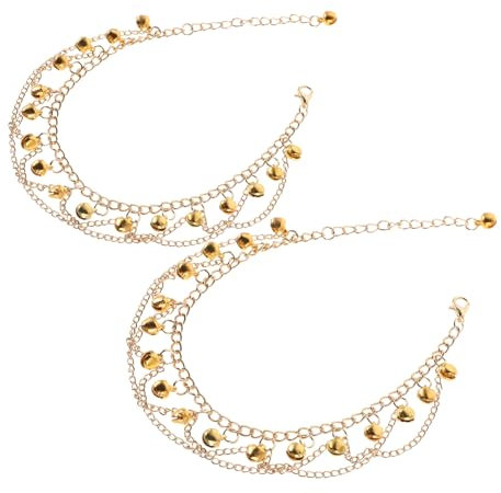 CIMAXIC Bracelet De Cheville Avec Grelots Chaîne De Cheville à Grelots Pour Pied Bijoux De Qui Tintent Style