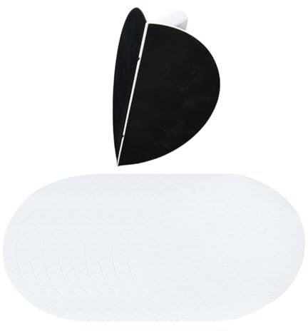 DETTAGLIO PERCHIO SANSER - KIT DETTAGLIO DI SADING TAMBINI | Lucidatura Di Carta Vetrata Autoadesiva | Carta Vetrata Autoadesiva Ergonomica Semicircolare Per Vetro, Muro A Secco, Mobile, Legno, Cement