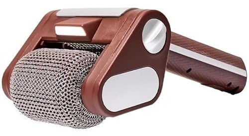 Elektrischer Grillbürste Borstenfrei, Edelstahl BBQ Powerbürste zur Grillreinigung, Abnehmbarer 350 U/min Drehender Borstenfrei Rotierende Grillreiniger für Outdoor Grill