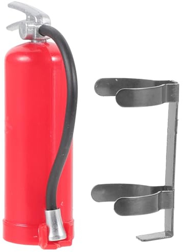 FRCOLOR Mini Estintore Decorativo Miniatura per Auto Rc Accessorio Realistico per Modellini e Scene Paesaggistiche