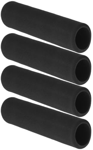 Angoily Manchons Antidérapants en Mousse Respirante pour Pagaie de Kayak, Lot de 2 Paires, Protège-Manche Ergonomique Noir, Accessoires Kayak pour Sport Nautique, Absorption de Sueur