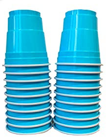 Original Cup- Pack Shooters, SHOTT-20, Turquoise, 20 Unité (Lot de 1)