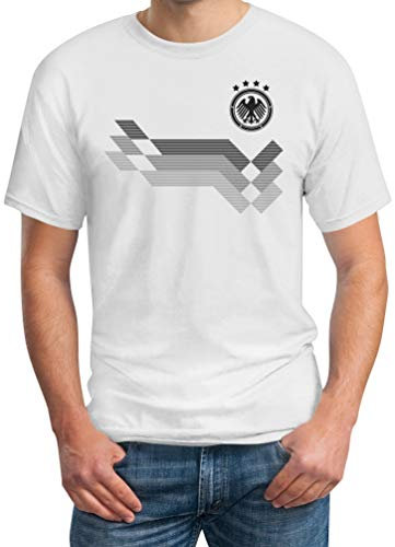 T-Shirt Herren - Deutschland EM 2024 Trikot - Deutsches Fußball Fan-Trikot für Männer - Fanartikel - EM 2024 Fanshirt