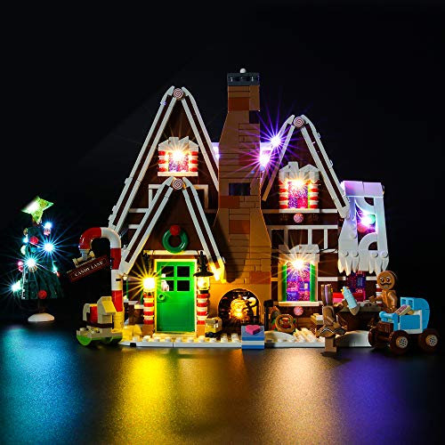 BRIKSMAX Led Beleuchtungsset für Lego Gingerbread House,Kompatibel Mit Lego 10267 Bausteinen Modell - Ohne Lego Set…