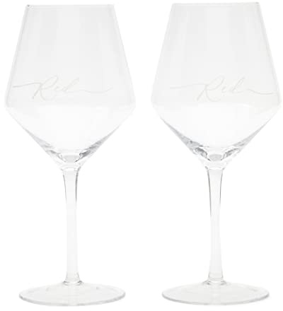 Riviera Maison - RM Red Wine Glass 2 Stück - Weingläser set, Rotwein - Glas - Transparent - (ØxH) 10.5x25-709ML