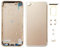 Smartex® Chassis Arriere en Vitre + Coque + Tiroir SIM Compatible avec iPhone 7 | Back Cover + Frame (Or)