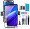 Bsz4uov für iPhone 11 Bildschirm Ersatz 6,1”, 3D Touch Screen LCD Display Digitizer für A2111, A2223, A2221 mit Reparatur Kits+ Wasserdichter Rahmen Kleber + gehärteter Bildschirmschutz + Face ID