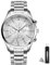 BOSCK Men's Analogue Watch (Not Chronograph), 40 mm Easy Read Auto Date and Day Stainless Steel Business Watch Men's Watch, 30 m Waterproof Sports Watches Men