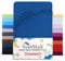 NatureMark 2er Set Kinder Spannbettlaken Jersey, Spannbetttuch 100% Baumwolle, für Babybett und Kinderbett | 70x140 cm - Royal blau