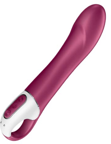 Satisfyer Big Heat Connect App | G-Punkt-Vibrator mit Wärmefunktion | Wasserdichte (IPX7) Stimulation | Erotisches Sex-Spielzeug für Frauen | Sex Toys | G-Punkt Stimulation | Mit App-Steuerung