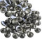 Beadsland 2880 Stück Hotfix Strasssteine, Hitzefix Strasssteine zum Basteln, Hotfix Kristallrunde Edelsteine, Anthrazit (SS10/2.7-2.9mm)