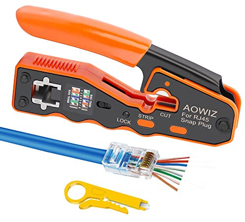 Pince à sertir RJ45 - Cat. 6, Cat5e, Cat5, RJ45