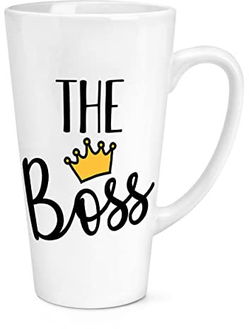 Gift Base The Boss 17oz Grand Tasse à Café Latte Tasse