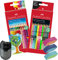 Faber-Castell 112424 - Farbstifte Colour Grip 2001, 24 Stück im Kartonetui Malset inklusive Zusatzfarben, Spitzdose und Radierer