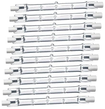 Amslight Set 10x Halogenstab Halogenstäbe R7s 118mm 100W