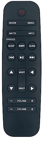 ALLIMITY Sostituisci Telecomando adatto per Hama DAB+ Radio DIR-3000 00054813 DIR3000
