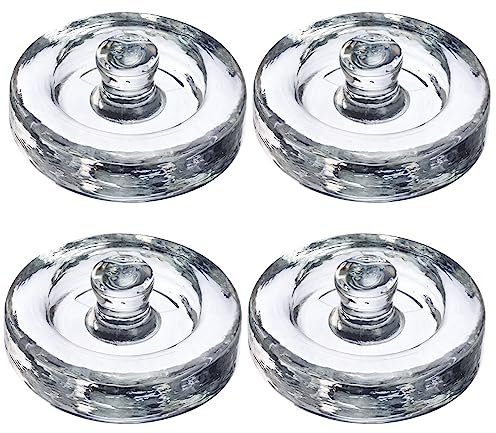 Westmark Pesi da fermentazione – pesi da fermentazione in vetro composti da 4 pesi da fermentazione, accessori da fermentazione – vetro, Ø 8 cm, 4 pz.