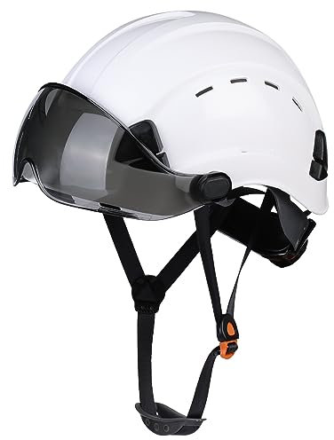 UNINOVA Schutzhelm für die Baustelle,Belüfteter Bauhelm mit Schweißband und Ratschensystem für Erwachsene,EN 397 Einstellbarer Industrie Arbeitsschutzhelm Arbeitshelm