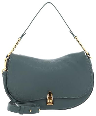 Coccinelle Leder Umhängetasche Schultertasche Magie Soft Handbag Grained Leather Kale Green tannengrün