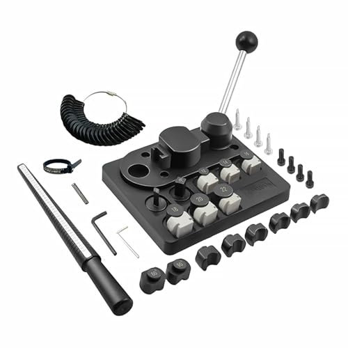 HAADID Ring Bender Tool Ring Shaper Press Bending Machine, Mandrel Bender Ring Spoon Making Kkit Pepe Tools