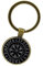 CUSTOMprivé Schlüsselanhänger Viking Kompass Keltischer Vegvisir, Geschenk Glücksbringer, nordisch, keltisch, Messing und Glas
