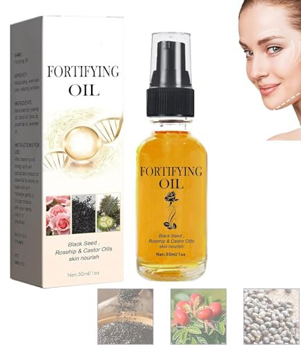 Olio di ricino nero olio di semi neri olio di rosa canina Siero viso - Lilinas Olio di ricino nero Olio di semi di rosa canina, olio naturale biologico per il viso siero anti-età Cura della pelle