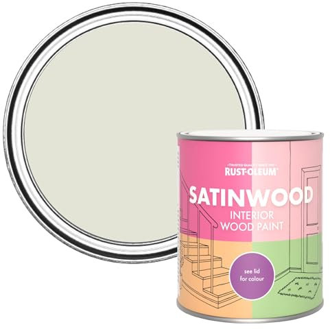 Rust-Oleum Beige Satinwood Interior Wood Paint - Portland Stone 750ml