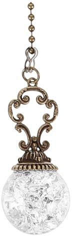 Homoyoyo Catena Di Estensione Per Ventilatore Da Soffitto Con Ciondoli Di Perline Per Decorazioni Di Ventilazione E Illuminazione