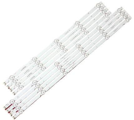 TUCANSBP 8 pièces/Kit Bandes LED compatibles for LG 55 TV 55UJ6200 55UJ620 LC550EGJ(SK)(A4) RF-AZ550E30-0501A-20 RF-AZ550E30-0601B-20