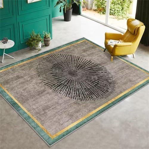Kunsen deko für Zimmer deko Zimmer Tumblr schimmelfest Grauer Teppich geometrisches Design Wohnzimmerteppich Esszimmerzubehör waschbar Dekoration Wohnung 70X140CM