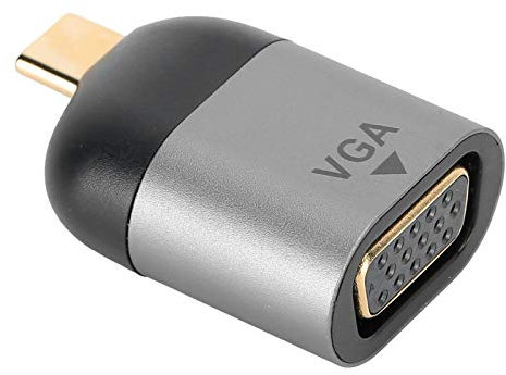 Beufee USB C to VGA Adapter, 15 Pin to USB Adapter VGA to HDMI Converter Type C to VGA Female Converter Head Video Converter for Windows/Android