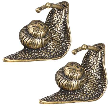 Cabilock Messing Schnecke Tier Regal Schnecke Ornamente Set