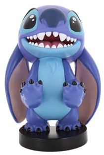 Cable Guys - Disney Smiley Stitch Support d'accessoires de Jeu et Support de téléphone pour la Plupart des manettes (Xbox, Play Station, Nintendo Switch) et téléphone