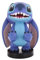 Cable Guys - Disney Smiley Stitch Support d'accessoires de Jeu et Support de téléphone pour la Plupart des manettes (Xbox, Play Station, Nintendo Switch) et téléphone