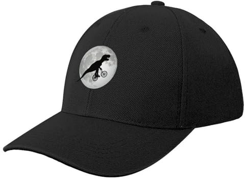 CIZIEOE Baseball Kappe Baseball Cap T-Rex auf dem Fahrrad Baseball Cap Streetwear Custom Hat Anime Hat Damen Golfbekleidung Herren